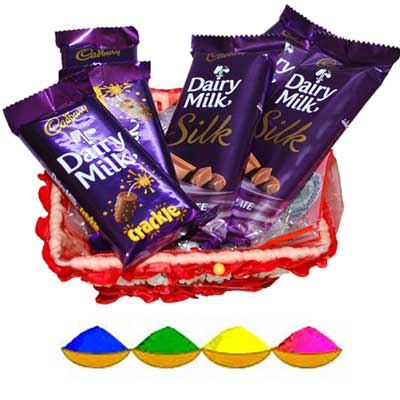 "Holi Choco Hamper - codeH08 - Click here to View more details about this Product